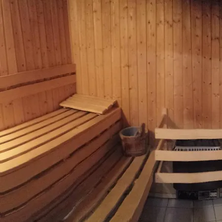 En Skis Aux Pieds Avec Sauna Lägenhet