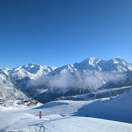 En Skis Aux Pieds Avec Sauna Lägenhet